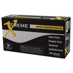 Ammex XNPF Xtreme Blue Nitrile Glove